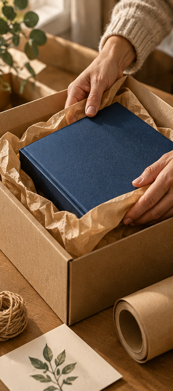 A finished book prepared for its reader