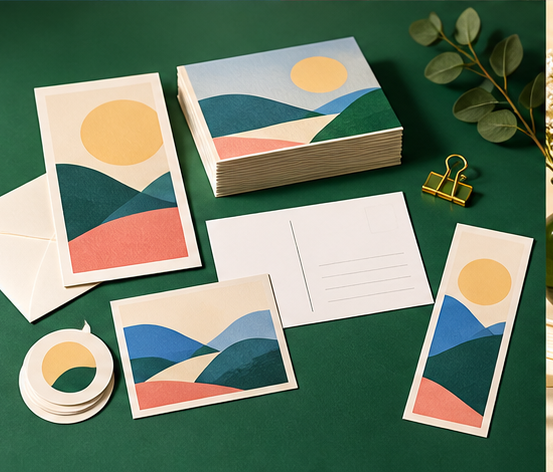 Book marketing campaign materials